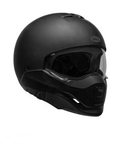 Bell Helmets Bell Broozer ‘Full Face. Open Face. In Your Face’ 2 In 1 Motorcycle Matte Black Helmet