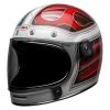 Bell Helmets Bell Bullitt Modern Classic 'Barrucuda' Gloss White/Red/Blue Full-Face Helmet Riding Gear