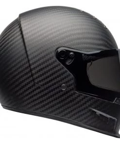 Bell Helmets Riding Gear Bell Eliminator'Born From Auto, Built For The Street' Full Face Matte Black Carbon Helmet