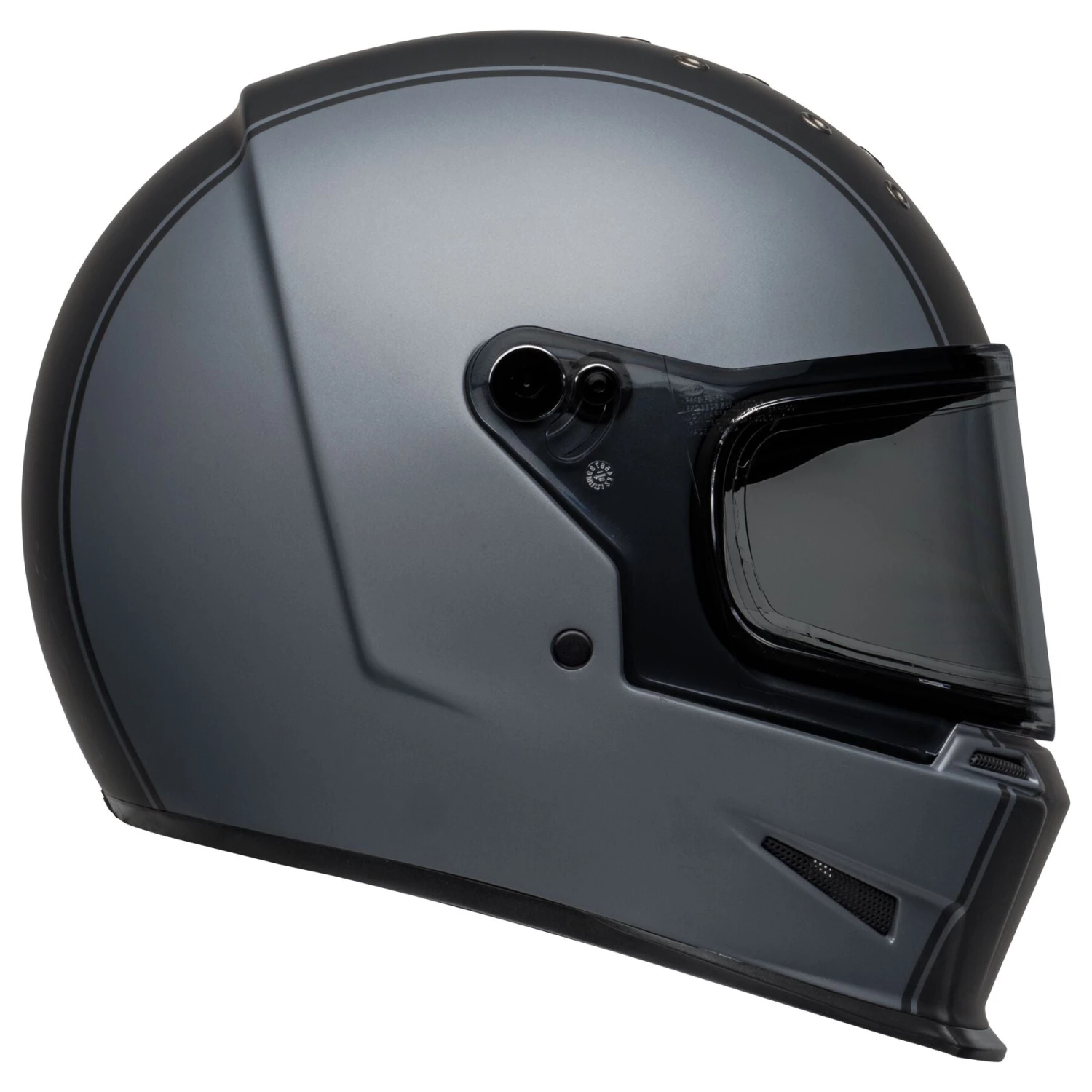 Bell Helmets Bell Eliminator 'Born From Auto, Built For The Street' Full Face Rally Matte Gray And Black Helmet