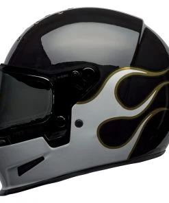 Bell Helmets Riding Gear Bell Eliminator 'Born From Auto, Built For The Street' Full Face Stockwell Gloss Black And White Helmet