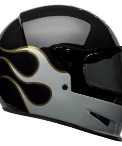 Bell Helmets Riding Gear Bell Eliminator'Born From Auto, Built For The Street' Full Face Stockwell Gloss Black And White Helmet