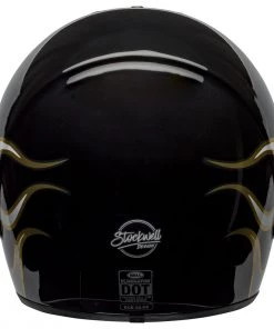 Bell Helmets Riding Gear Bell Eliminator'Born From Auto, Built For The Street' Full Face Stockwell Gloss Black And White Helmet