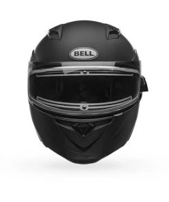 Bell Helmets Riding Gear Bell Revolver Evo Rally Matte Black Modular Snowmobile Helmet With Electric Shield