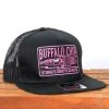 Hot Leathers Official Sturgis BFA2026 Buffalo Chip Spark Plug Snapback Pink Hat Riding Gear