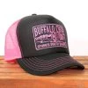 Hot Leathers Riding Gear Official Sturgis BFA2027 Buffalo Chip Spark Plug Trucker Pink Hat
