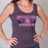 Hot Leathers Riding Gear Official 2020 Sturgis BFL2220 Buffalo Chip Logo Wings Ladies Vintage Purple Tank Top