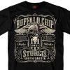 Hot Leathers Official 2021 Sturgis BFM1400 Men’s Buffalo Chip Vintage Eagle Black T-Shirt Riding Gear