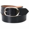 Riding Gear Hot Leathers BLA1012 Black Leather Belt
