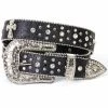 Riding Gear Hot Leathers BLA1074 Cross, Studs And Rhinestones Leather Belt