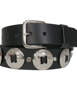 Hot Leathers BLA1124 Heavy Leather Concho Belt Riding Gear