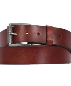Riding Gear Hot Leathers BLA1138 Dark Brown Belt With Roller Buckle
