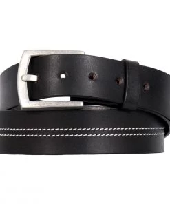 Hot Leathers BLA1139 Black Belt With Contrast Stitching Riding Gear