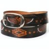 Hot Leathers BLE1002 Live Free, Ride Free Embossed Leather Belt Riding Gear