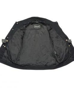 M-BOSS Motorcycle Apparel M Boss Motorcycle Apparel BOS11015 Men's Black Classic Jean Pocket Denim Jacket