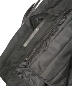 M-BOSS Motorcycle Apparel M Boss Motorcycle Apparel BOS11508 Men's Black And White Armored Leather Jacket With Racing Stripes