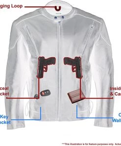 M-Boss Motorcycle Apparel BOS11510 Men’s ‘Speed’ Black Cowhide Motorcycle Leather Jacket