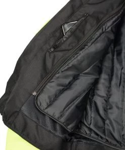 M-BOSS Motorcycle Apparel Motorcycle Jackets M Boss Motorcycle Apparel BOS11701 High Vis Men's Nylon Racer Jacket With Mesh Panel