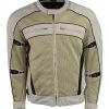 M-BOSS Motorcycle Apparel M Boss Motorcycle Apparel BOS11705 Men's Silver Mesh And Nylon Racer Jacket With Armor Motorcycle Jackets