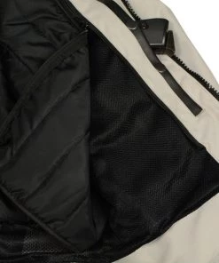 M-BOSS Motorcycle Apparel M Boss Motorcycle Apparel BOS11705 Men's Silver Mesh And Nylon Racer Jacket With Armor Motorcycle Jackets