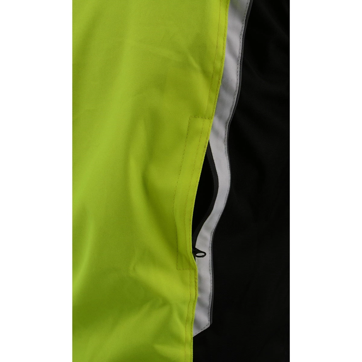 Motorcycle Jackets M-Boss Motorcycle Apparel BOS11707 Men's Armored High Visibility Green Textile And Mesh Racer Jacket