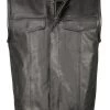 M-BOSS Motorcycle Apparel M Boss Motorcycle Apparel BOS13504 Men's Black Leather Collarless Club Style Vest With Quick Draw Pocket