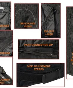 M-BOSS Motorcycle Apparel M Boss Motorcycle Apparel BOS22702 Ladies Black And Turquoise Mesh Racer Jacket With Full Armor Motorcycle Jackets