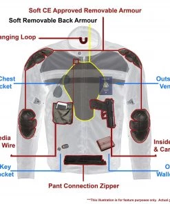 M-BOSS Motorcycle Apparel M Boss Motorcycle Apparel BOS22702 Ladies Black And Turquoise Mesh Racer Jacket With Full Armor Motorcycle Jackets