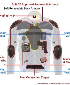 M-BOSS Motorcycle Apparel Motorcycle Jackets M Boss Motorcycle Apparel BOS22704 Ladies Hi Vis Green Textile Racer Jacket With Butterfly Design