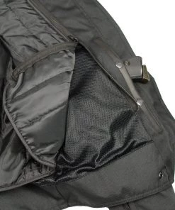 M-BOSS Motorcycle Apparel M Boss Motorcycle Apparel BOS22706 Ladies Black And Red Nylon Racer Jacket With Full Armor