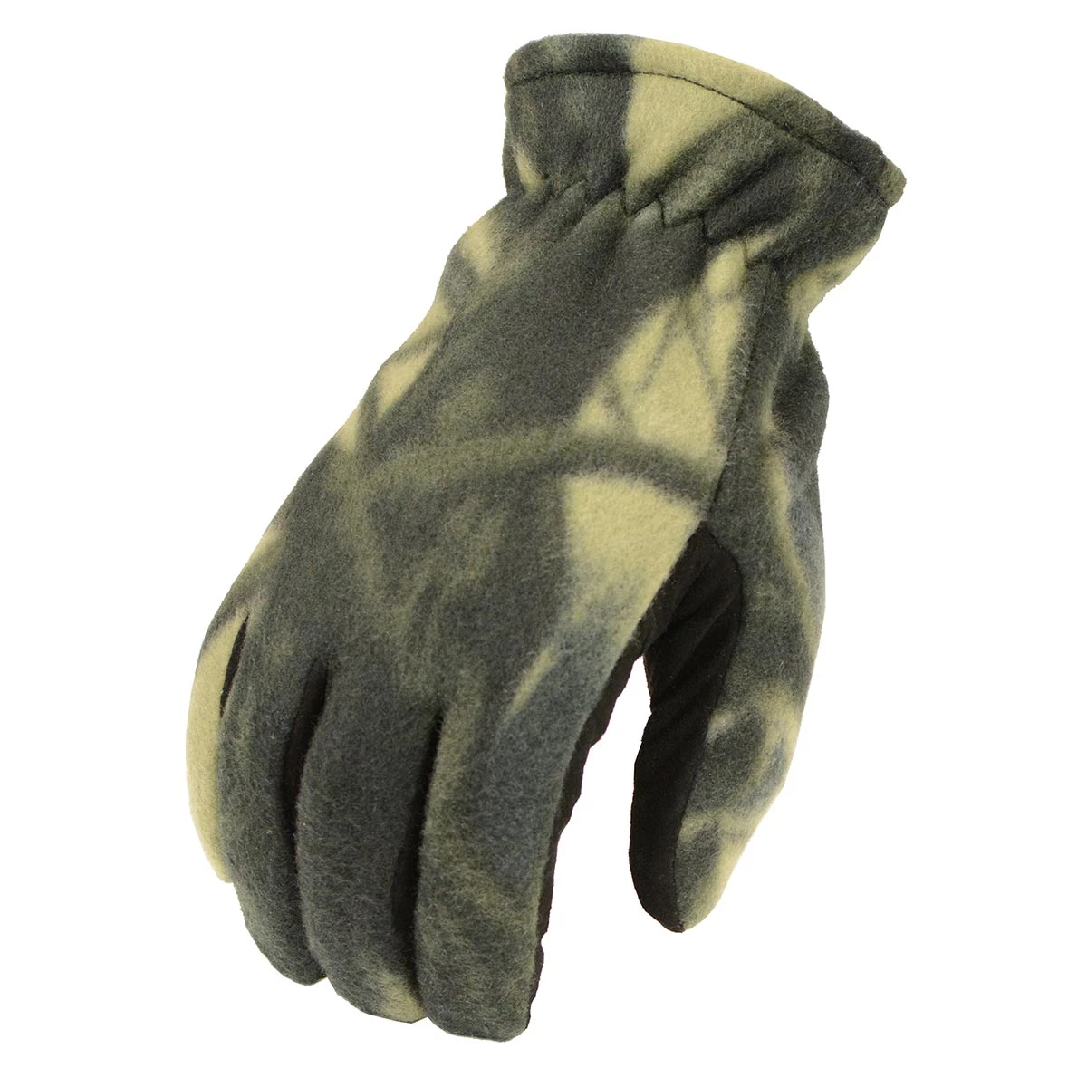 Riding Gear M-Boss Motorcycle Apparel BOS37553 Men's Camo Deer Suede Palm And Fleece Thermal Lined Gloves