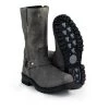 M-BOSS Motorcycle Apparel M-Boss Apparel BOS49001 Men's Classic 12-inch Distress Grey Harness Leather Motorcycle Boots
