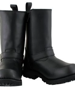 M-BOSS Motorcycle Apparel M Boss Motorcycle Apparel BOS49004 Men's 10 Inch Afterburner Leather Motorcycle Boots