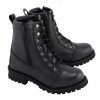 M-BOSS Motorcycle Apparel M Boss Motorcycle Apparel BOS49005 Men's 8 Inch Black Accelerator Leather Motorcycle Boots