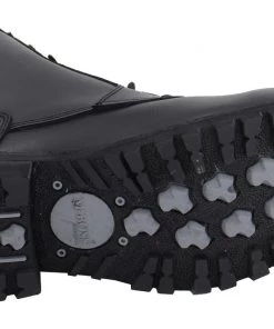 M-BOSS Motorcycle Apparel Riding Gear M Boss Motorcycle Apparel BOS49007 Men's 7 Inch Black Outlaw Leather Motorcycle Boots