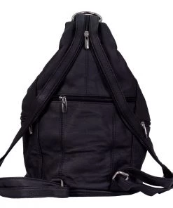 Riding Gear Hot Leathers BPA1011 6 Pocket Leather Backpack Purse