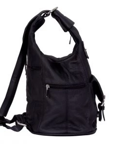 Riding Gear Hot Leathers BPA1011 6 Pocket Leather Backpack Purse