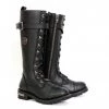 Riding Gear Hot Leathers BTL1005 Ladies 14-inch Black Knee-High Leather Boots With Side Zipper Entry