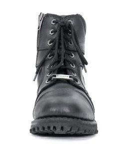 Hot Leathers BTL1010 Ladies 7-inch-Tall Zip-Up/Lace-Up Studded Boots Riding Gear