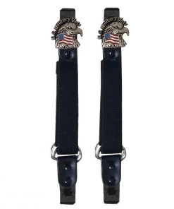 Hot Leathers BUA2024 US Military Vets Eagle Motorcycle Riding Pant Bungees