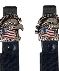 Hot Leathers BUA2024 US Military Vets Eagle Motorcycle Riding Pant Bungees