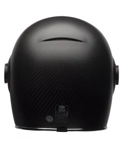 Bell Helmets Bell Bullitt Modern Classic Matte Black Carbon Full-Face Helmet Riding Gear