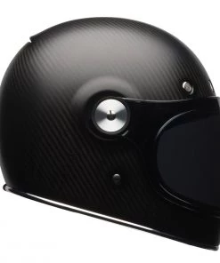 Bell Helmets Bell Bullitt Modern Classic Matte Black Carbon Full-Face Helmet Riding Gear