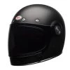 Bell Helmets Bell Bullitt Modern Classic Matte Black Carbon Full-Face Helmet Riding Gear