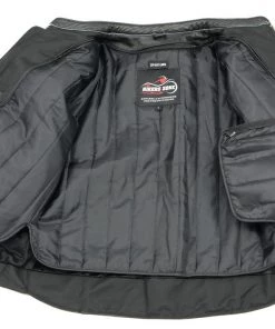 The Bikers Zone Men’s Premium Leather Crossover Vented Scooter Jacket With Removable CE Approved Armor BZ2525