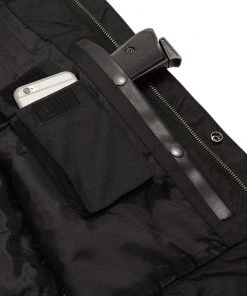 The Bikers Zone SOA Men’s Black Leather Club Style Motorcycle Vest BZ6210