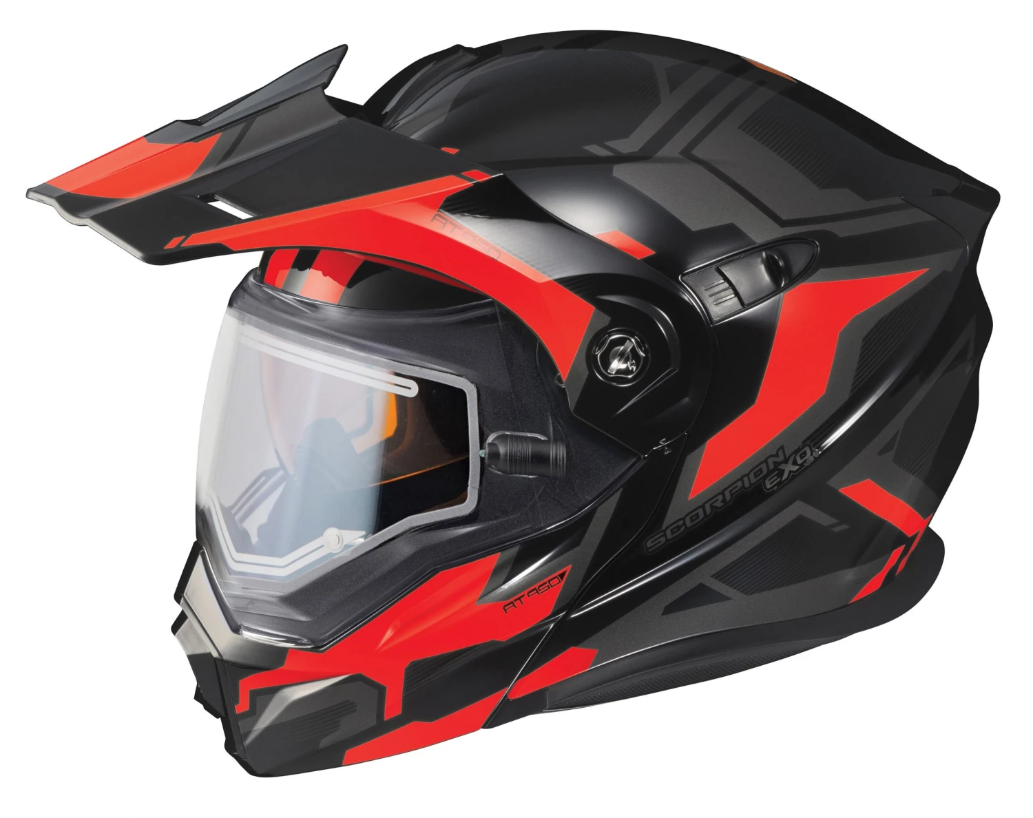 Riding Gear Scorpion Exo 75-2002 EXO-AT950 'Ellwood' Cold Weather Helmet Red (Electric)