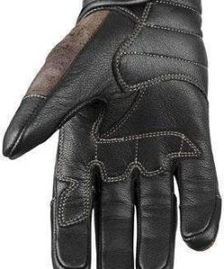 Speed And Strength'Rust And Redemption' Distressed Men's Olive Leather Gloves