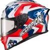 Riding Gear Scorpion Exo 75-1361 EXO-R1 'Air' Full Face Helmet Bautista Ls Red/White/Blue