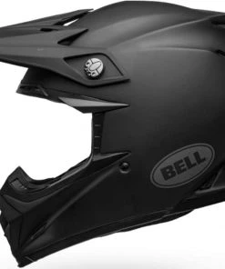 Bell Helmets Bell Moto-9 MIPS Matte Black Motocross Helmet Riding Gear